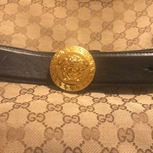 Authentic Versace Medusa Head  Mens Belt (Leather)